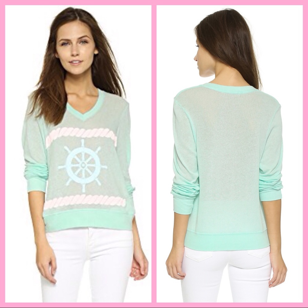 WILDFOX | “Bubblegum Sailor” Beach Sweater